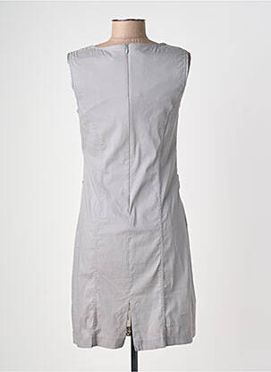 Robe courte sans manche sans manche gris QUATTRO femme