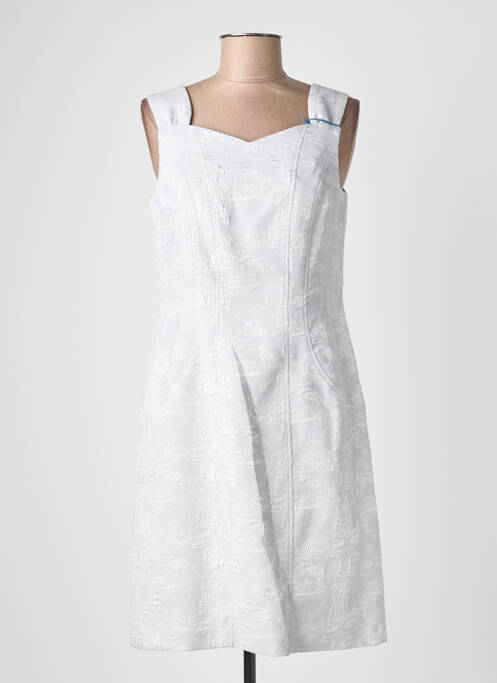 Robe mi-longue sans manche sans manche gris QUATTRO femme