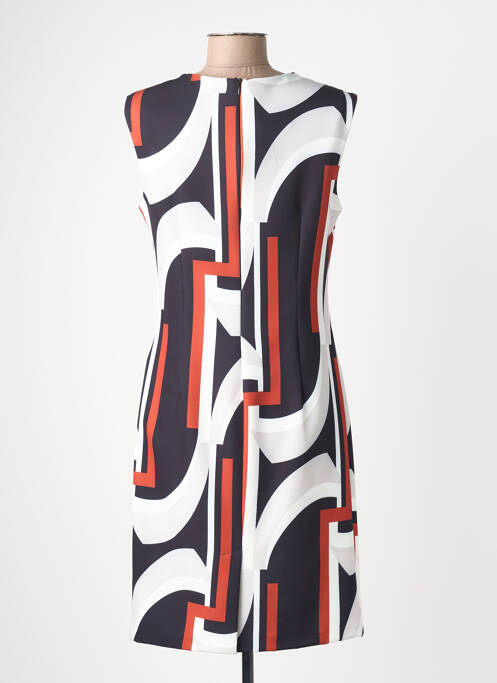 Robe mi-longue sans manche sans manche orange QUATTRO femme