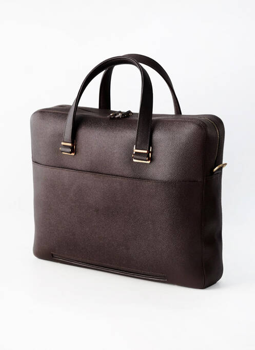 Sac tissage satiné marron DUNHILL homme