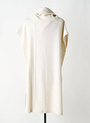 Pull tunique sans manche beige GERSHON BRAM femme