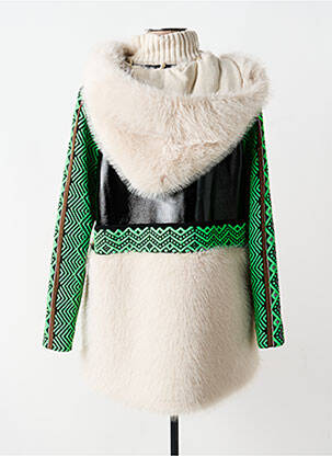 Manteau long a capuche a capuche noir TRICOT CHIC femme