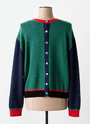 Gilet manches longues col rond bleu JEI'S BY LETIZIA DENARO femme