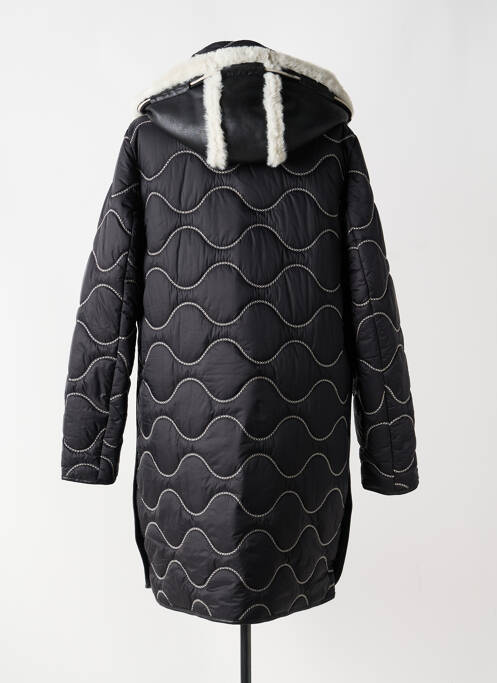 Parka manches longues sans capuche noir REVER MILE femme