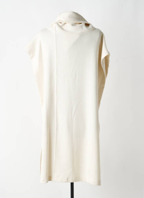 Pull tunique sans manche beige GERSHON BRAM femme