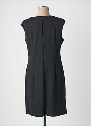 Robe mi-longue tissage crêpe manches courtes rouge QUATTRO femme