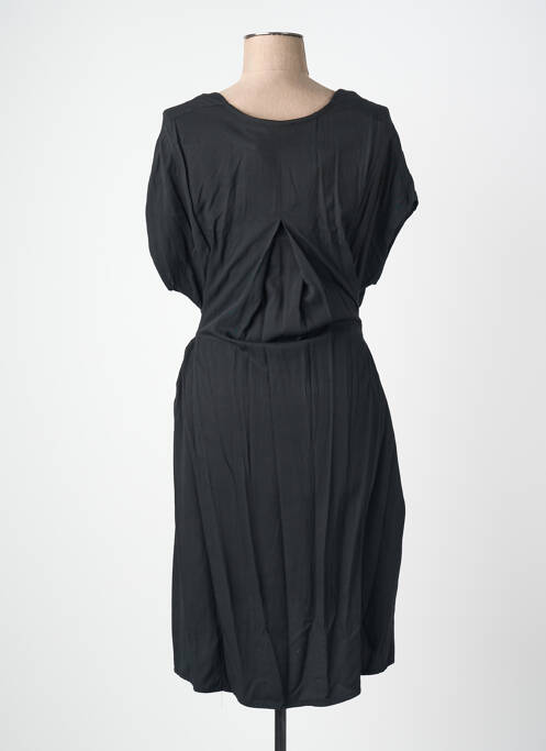 Robe courte manches courtes manches courtes noir QUATTRO femme