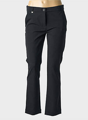Pantalon slim poches noir HBT femme