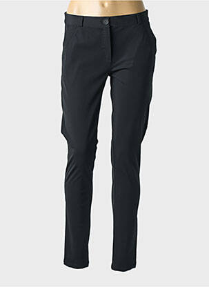 Pantalon slim poches noir HBT femme