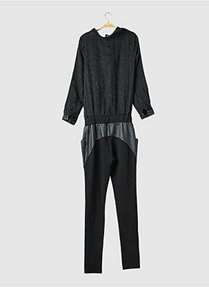 Combi-pantalon poches manches longues noir NÜ femme