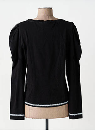 Top stretch manches longues noir ELISA CAVALETTI femme