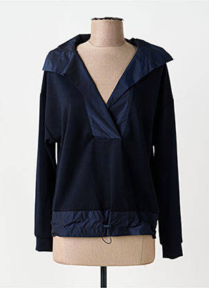 Sweat-shirt stretch manches longues bleu TUZZI femme