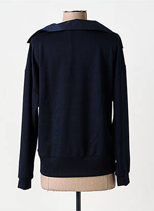 Sweat-shirt stretch manches longues bleu TUZZI femme