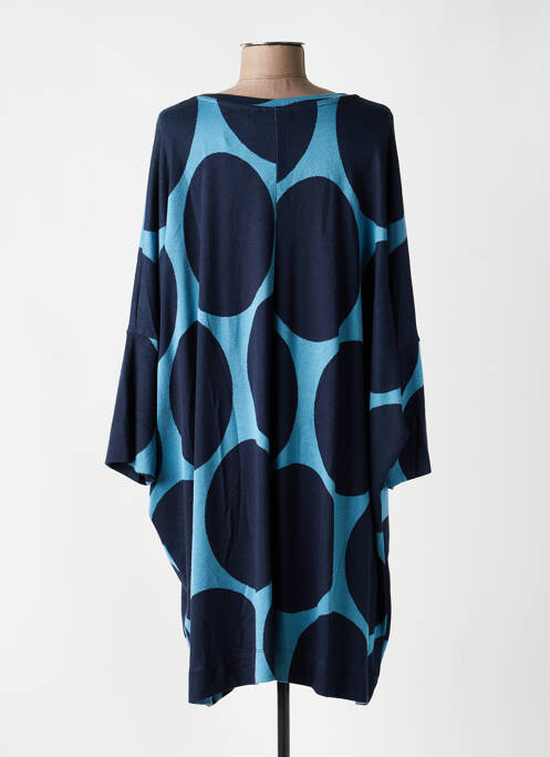 Pull tunique stretch manches longues bleu MASAI femme