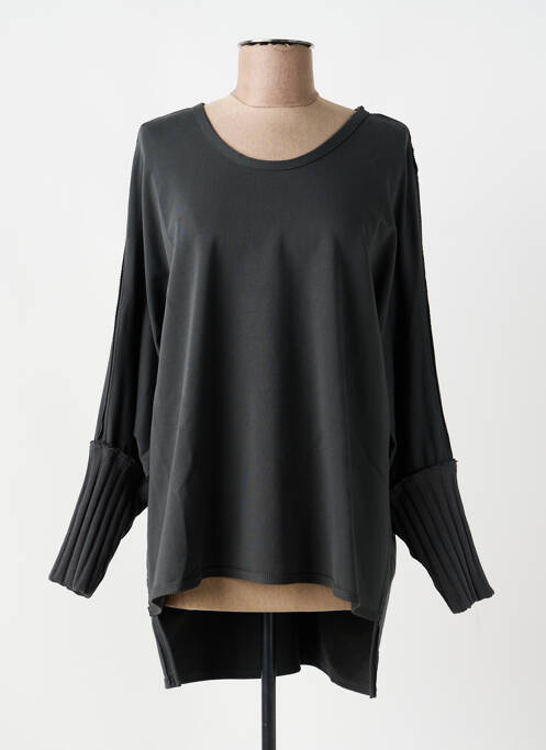 Tunique manches longues col rond vert KEDZIOREK femme