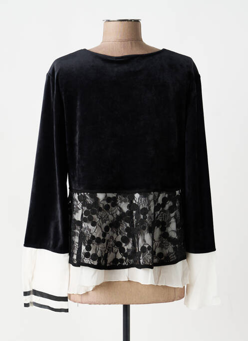 Top stretch manches longues noir ELISA CAVALETTI femme
