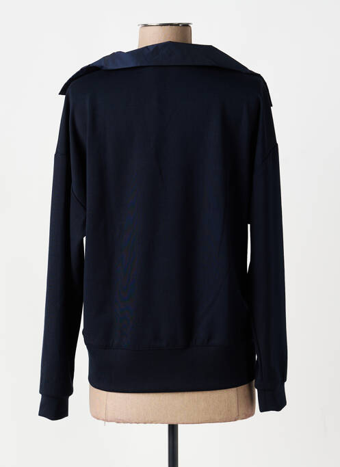 Sweat-shirt stretch manches longues bleu TUZZI femme