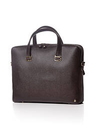 Sac tissage satiné marron DUNHILL homme