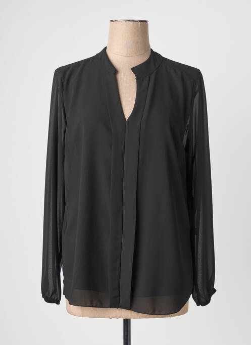 Blouse manches longues manches longues noir QUATTRO femme