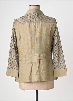 Veste casual coupe droite vert QUATTRO femme