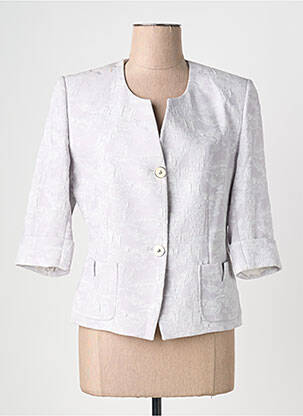 Veste chic fermeture boutonnée sur le devant gris QUATTRO femme