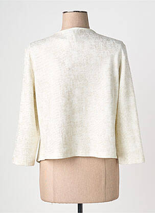 Veste casual col rond beige QUATTRO femme