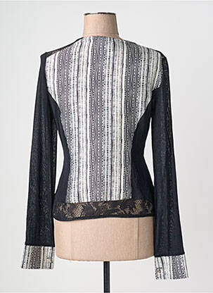 Veste casual coupe droite noir QUATTRO femme
