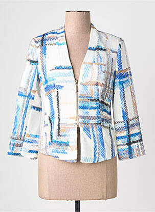 Blazer poches bleu QUATTRO femme
