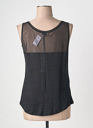 Top sans manche sans manche noir QUATTRO femme