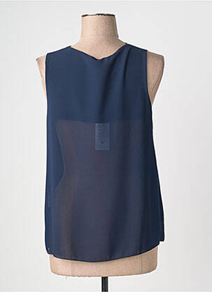 Top fines bretelles fines bretelles bleu QUATTRO femme