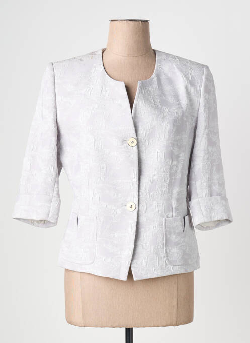 Veste chic fermeture boutonnée sur le devant gris QUATTRO femme