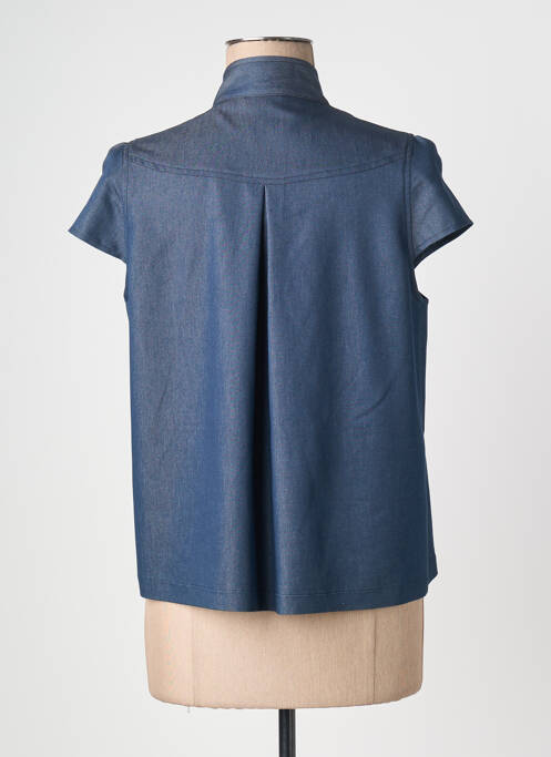 Top manches courtes manches courtes bleu QUATTRO femme