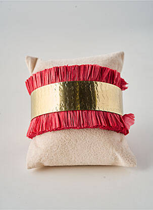 Bracelet manchette matériaux métal or LA FEE MARABOUTEE femme