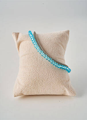Bracelet matériaux plaqué argent bleu SHAN-SHAN femme
