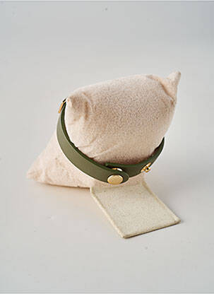 Bracelet matériaux plaqué or vert LA FEE MARABOUTEE femme
