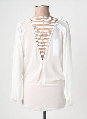Blouse manches longues manches longues blanc QUATTRO femme