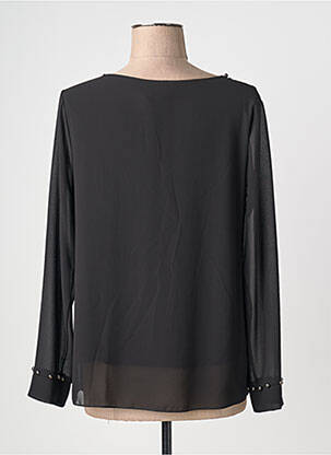 Blouse manches longues manches longues noir QUATTRO femme