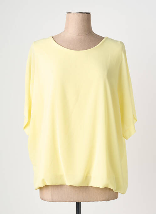 Top manches courtes manches courtes jaune QUATTRO femme
