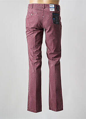 Pantalon chino tissage chiné violet LUIGI MORINI homme