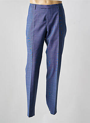 Pantalon slim tissage chiné taille normale bleu PIERRE CARDIN homme