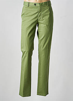 Pantalon chino stretch taille normale vert MEYER homme