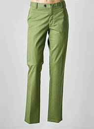 Pantalon chino stretch taille normale vert MEYER homme