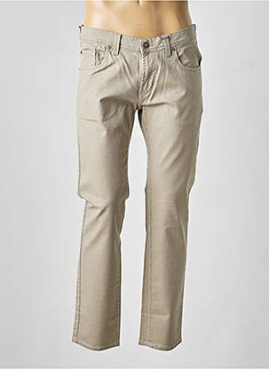 Jeans coupe slim poches taille normale beige 7120001 homme
