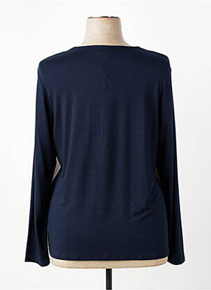 T-shirt manches longues manches longues bleu BARBARA LEBEK femme