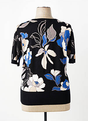 Pull coupe cintrée manches courtes noir BETTY BARCLAY femme