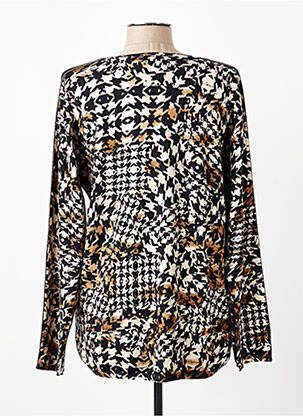 Pull coupe cintrée manches longues noir BARBARA LEBEK femme