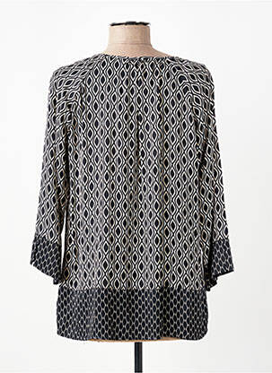 Blouse col rond manches 3/4 noir BETTY BARCLAY femme