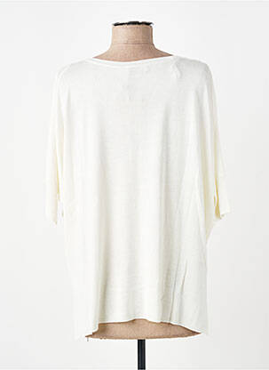 Pull col v manches 3/4 beige LE PETIT BAIGNEUR femme