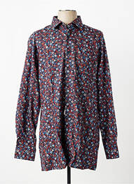 Chemise manches longues coupe droite bleu MARVELIS homme