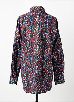 Chemise manches longues coupe droite bleu MARVELIS homme